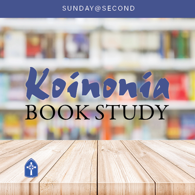 Koinonia
Sundays, 9 AM, Room 401

This group meets to consider various issues related to Christian faith and life in the world through engagement with the Bible and leading authors.
